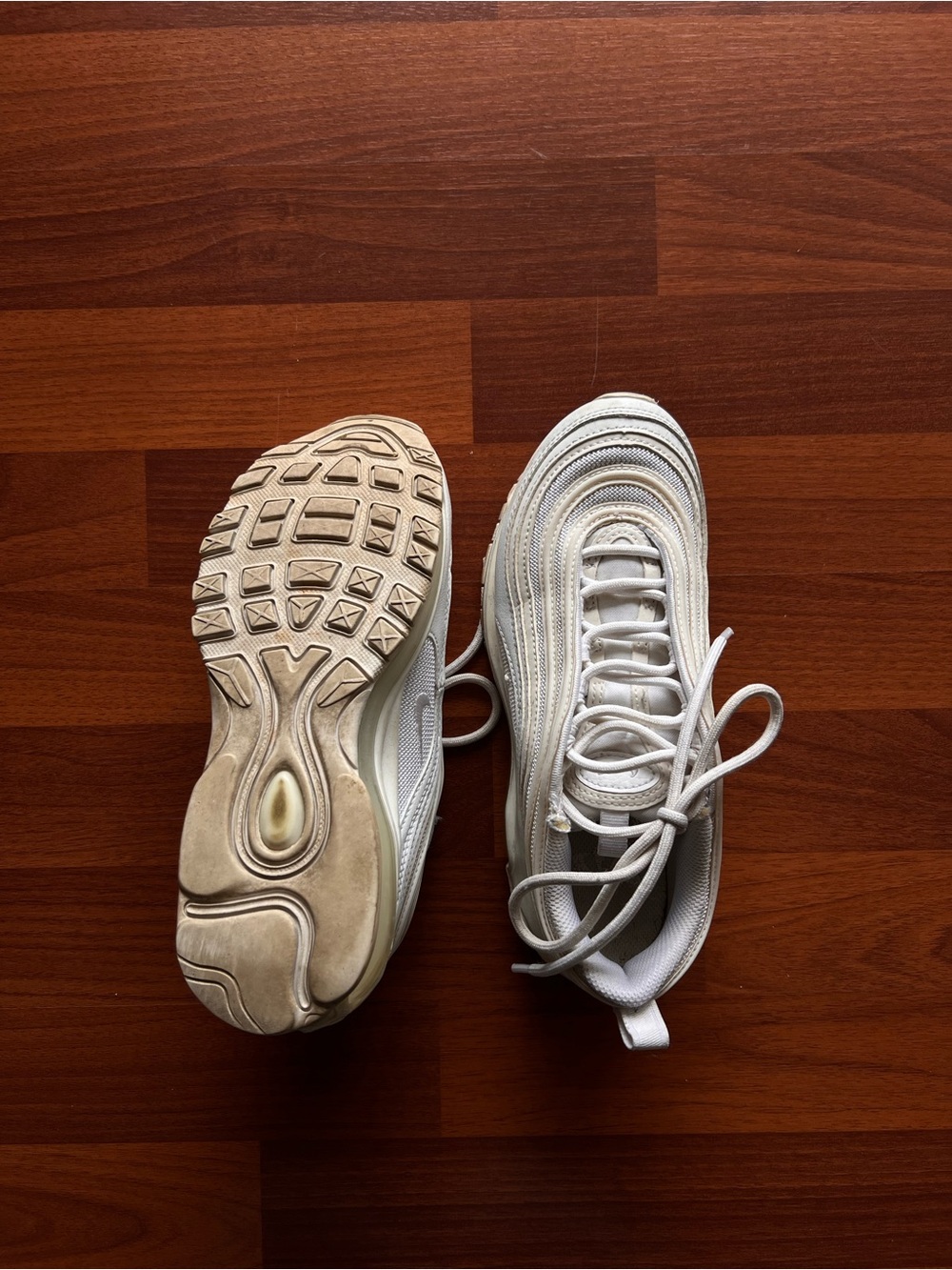 White Nike Air Max 97 Sneakers - Picture 3 of 3